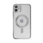Alan Şanslı iPhone 11 Kross Magneticsafe Kapak Gümüş Cep Telefonu Kılıfı