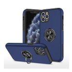 Alan Şanslı iPhone 11 Pro Max Elit Yüzüklü Kapak Lacivert Kılıf