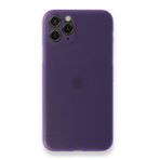 Alan Şanslı iPhone 11 Pro Mor PP Ultra İnce Kapak Kılıf