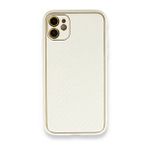 Alan Şanslı iPhone 12 Beyaz Coco Karbon Silikon Arka Kapak