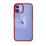 Alan Şanslı iPhone 12 Element Silikon Kırmızı Cep Telefonu Kılıfı