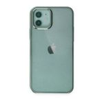 Alan Şanslı iPhone 12 Element Silikon Yeşil Cep Telefonu Kılıfı