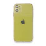 Alan Şanslı iPhone 12 FLY Lens Silikon Şeffaf Cep Telefonu Kılıfı