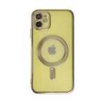 Alan Şanslı iPhone 12 Kross Magneticsafe Kapak Gold Cep Telefonu Kılıfı