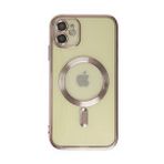 Alan Şanslı iPhone 12 Kross Magneticsafe Kapak Rose Cep Telefonu Kılıfı