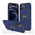 Alan Şanslı iPhone 12 Pro Max Elit Yüzüklü Kapak Lacivert Kılıf