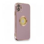 Alan Şanslı iPhone 12 Store Mor Silikon Kılıf