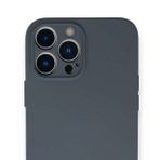 Alan Şanslı iPhone 13 Pro Max Nano İçi Kadife Gri Silikon Kılıf