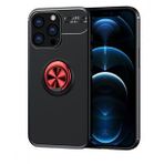 Alan Şanslı iPhone 13 Pro Max Range Yüzüklü Siyah-Kırmızı Silikon Kılıf