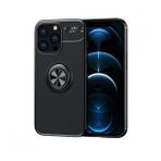 Alan Şanslı iPhone 13 Pro Max Range Yüzüklü Siyah Silikon Kılıf
