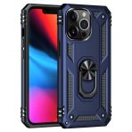 Alan Şanslı iPhone 13 Pro Max Sofya Yüzüklü Lacivert Silikon Kapak Kılıf