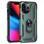 Alan Şanslı iPhone 13 Pro Max Sofya Yüzüklü Yeşil Silikon Kapak Kılıf