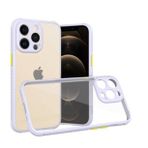 Alan Şanslı iPhone 13 Pro Miami Şeffaf Lila Silikon Kılıf