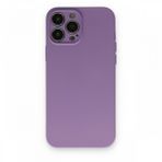 Alan Şanslı iPhone 13 Pro Nano İçi Kadife Koyu Lila Silikon Kılıf