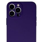 Alan Şanslı iPhone 13 Pro Nano İçi Kadife Mor Silikon Kılıf