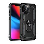 Alan Şanslı iPhone 13 Pro Sofya Yüzüklü Siyah Silikon Kapak Kılıf