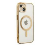 Alan Şanslı iPhone 14 Magneticsafe Lazer Gold Silikon Kılıf