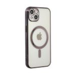 Alan Şanslı iPhone 14 Magneticsafe Lazer Siyah Silikon Kılıf