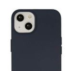 Alan Şanslı iPhone 14 Plus Nano İçi Kadife Lacivert Silikon Kılıf