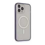 Alan Şanslı iPhone 14 Pro Grand Magneticsafe Kapak Mor Kılıf