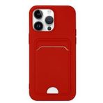 Alan Şanslı iPhone 14 Pro Max Kelvin Kartvizitli Kırmızı Silikon Kılıf