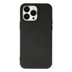 Alan Şanslı iPhone 14 Pro Max Nano İçi Kadife Siyah Silikon Kılıf