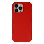 Alan Şanslı iPhone 14 Pro Nano İçi Kadife Silikon Kırmızı Kılıf