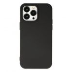 Alan Şanslı iPhone 14 Pro Nano İçi Kadife Siyah Silikon Kılıf