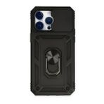 Alan Şanslı iPhone 14 Pro Pars Lens Yüzüklü Silikon Siyah Kılıf