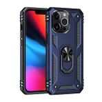 Alan Şanslı iPhone 14 Pro Sofya Yüzüklü Lacivert Silikon Kapak Kılıf