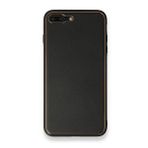 Alan Şanslı iPhone 7 Plus Coco Siyah Deri Silikon Kapak Kılıf