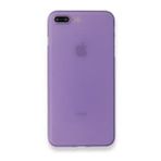 Alan Şanslı iPhone 7 Plus PP Ultra İnce Kapak Mor Cep Telefonu Kılıfı