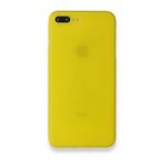Alan Şanslı iPhone 7 Plus PP Ultra İnce Kapak Sarı Cep Telefonu Kılıfı