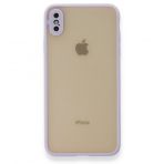 Alan Şanslı iPhone X Montreal Mor Silikon Kapak Kılıf
