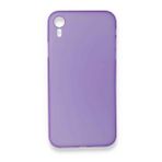 Alan Şanslı iPhone XR PP Ultra İnce Kapak Mor Kılıf