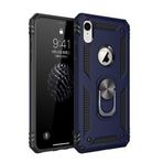 Alan Şanslı iPhone XR Sofya Yüzüklü Silikon Kapak Lacivert Kılıf