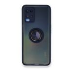 Alan Şanslı Oppo A54 4G Montreal Yüzüklü Silikon Kapak Lacivert Kılıf