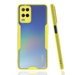Alan Şanslı Oppo A54 4G Platin Silikon Sarı Kılıf
