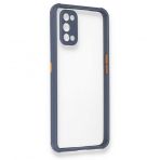 Alan Şanslı Realme 7 Pro Miami Şeffaf Silikon Gri Kılıf