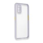 Alan Şanslı Realme 7 Pro Miami Şeffaf Silikon Lila Kılıf