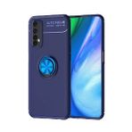 Alan Şanslı Realme 7 Range Yüzüklü Silikon Mavi Kılıf