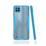 Alan Şanslı Realme C21 Platin Silikon Mavi Kılıf