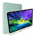 Alan Şanslı Samsung Galaxy P610 Tab S6 Lite 10.4 Kalemlikli Mars Açık Yeşil Tablet Kılıfı
