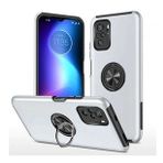 Alan Şanslı Xiaomi Poco F3 Elit Yüzüklü Kapak Gümüş Kılıf