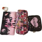 Alanç Gift Black Pink Özel Hediye Seti, Cüzdan, Kalemlik, Bez Cüzdan