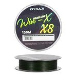 Alansansli İp Örgü Misina - 8 Kat - Ryuji Winx X8 - 150mt - Yeşil - 0.10mm