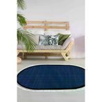 ALANUR E5007-sckl-k-hali-oval Kaymaz Taban Djt Banyo Mutfak Salon Halı Trend Saçaklı Oval Dokuma Desen E5007