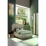 Alanur Home 1376-yatak-3-pcs-K-S Eko Trend Djt Yıkanabilir Kaymaz Taban 3 Lü Yatak Odası Takımı 1376 Klasik Vizon