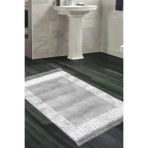 Alanur Home 1460-Trend-Banyo Eko Trend Djt Banyo Paspası Yıkanabilir Kaymaz Taban 1460 Modern Gri