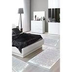 Alanur Home 1488-yatak-3-pcs-K-S Eko Trend Djt Yıkanabilir Kaymaz Taban 3 Lü Yatak Odası Takımı 1488 Modern Mavi